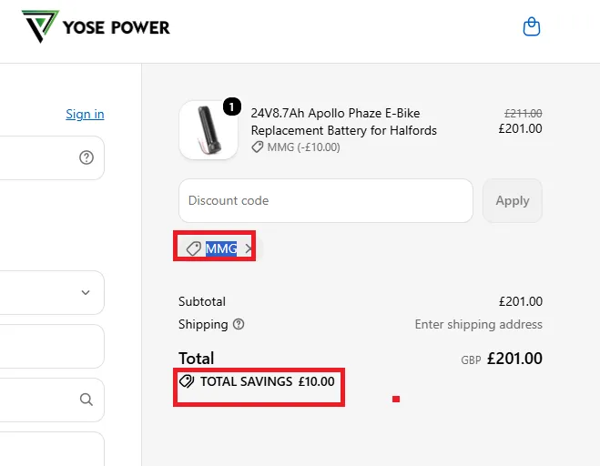 Yosepower 10% off coupon