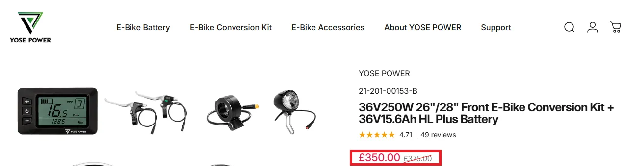 Yosepower 20% OFF offer