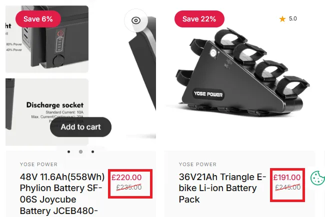 Yosepower 22% OFF Discount Deal